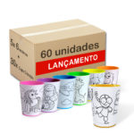 Jogos Americanos para colorir • Caixa Mix c/60(10unids x 6mod