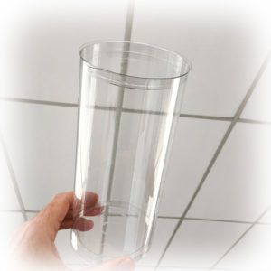Embalagem tubular plástica cristal multi-uso