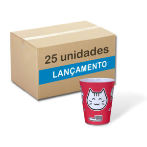 Copo para colorir com giz de cera. Lavável, super original, bonito e resistente.