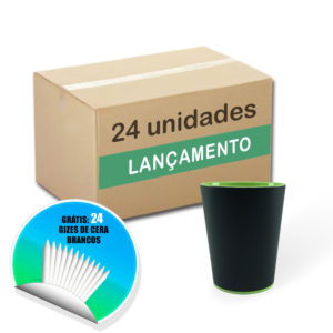 Caixa Copo Lousa com 24 Lousa Cups Verde- Copo Lousa