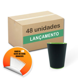 Caixa Copo Lousa com 48 Lousa Cups Verde- Copo Lousa