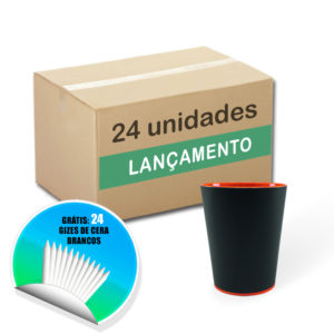 Caixa Copo Lousa com 24 Lousa Cups Vermelho - Copo Lousa