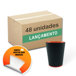 Caixa Copo Lousa com 48 Lousa Cups Vermelho - Copo Lousa