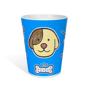 Copo para colorir da Linha Divertic para colorir com tema DOG(cachorro)