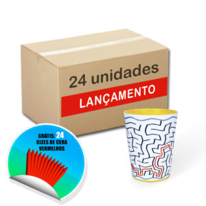 Copo de desafio Quebra Cuca modelo Labirinto