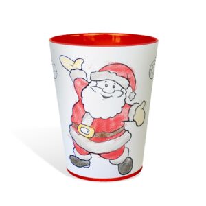 Copo Infantil do Natal para Colorir